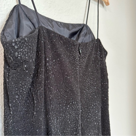 Alex Evenings Black Sparkle Maxi Dress - Picture 9 of 14